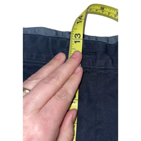 Nautica The Deck Short Classic Fit Shorts Sz 42 Navy Blue Flat Front FLAW - Picture 8 of 9